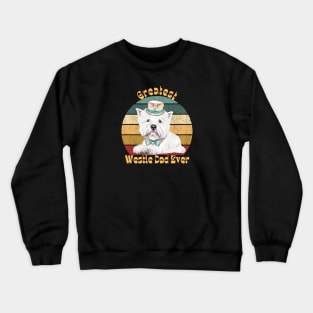 Greatest Westie Dad Crewneck Sweatshirt